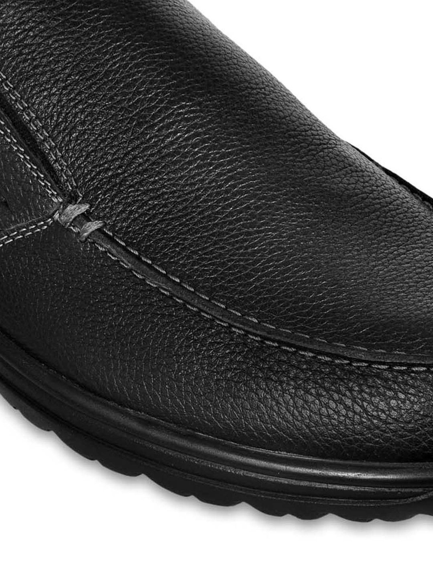 Allen cooper Men's Black Casual Loafers