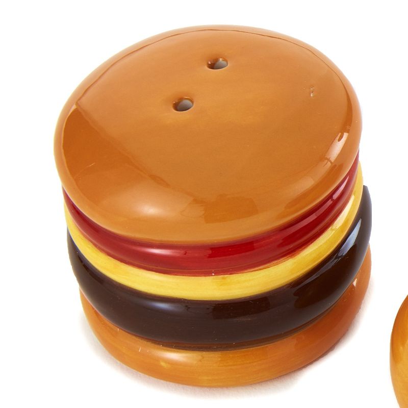 Lakeside Hot Dog and Hamburger Novelty Salt and Pepper Shakers - Set of 2
