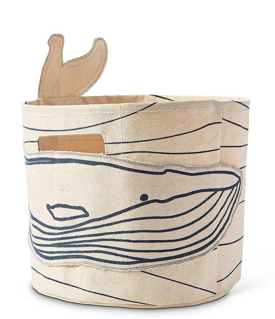 Pehr Whale Pint Storage Bin