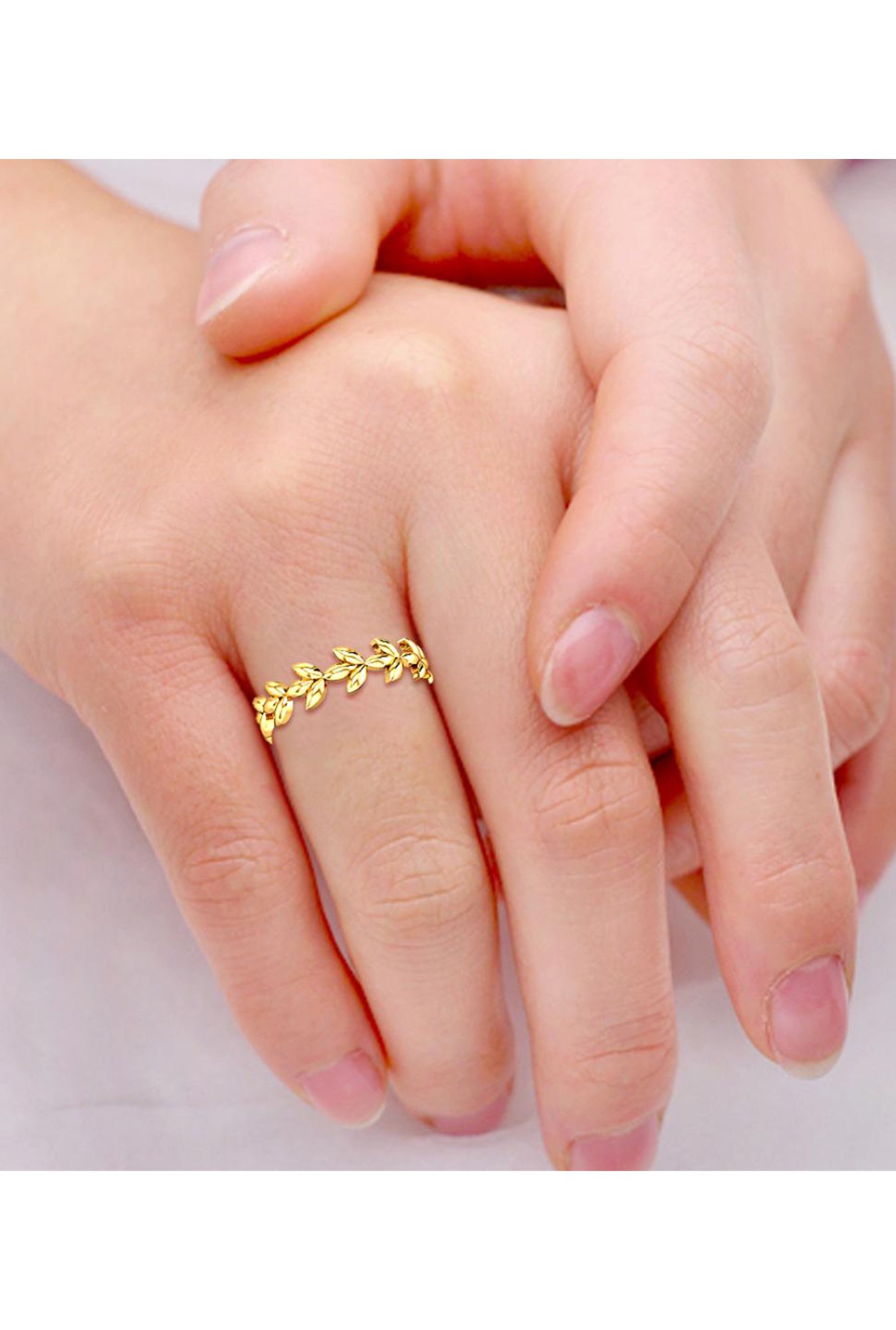 Candere by Kalyan Jewellers She & I Eternity 22k Gold Ring