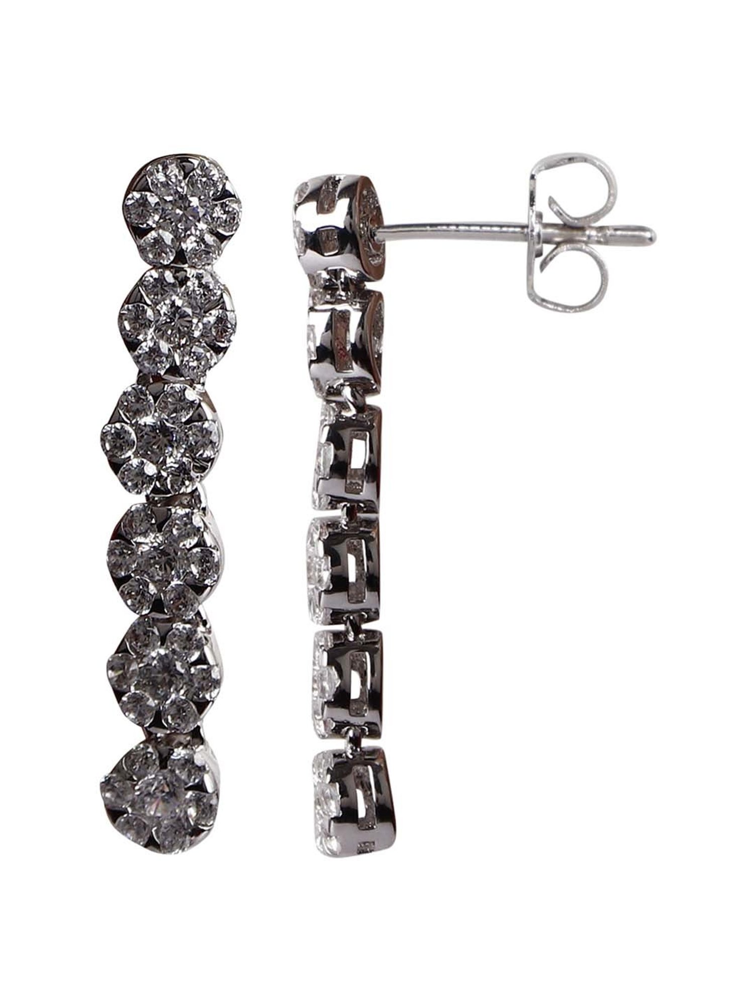 The Real Effect London 800 Silver Earrings for Women