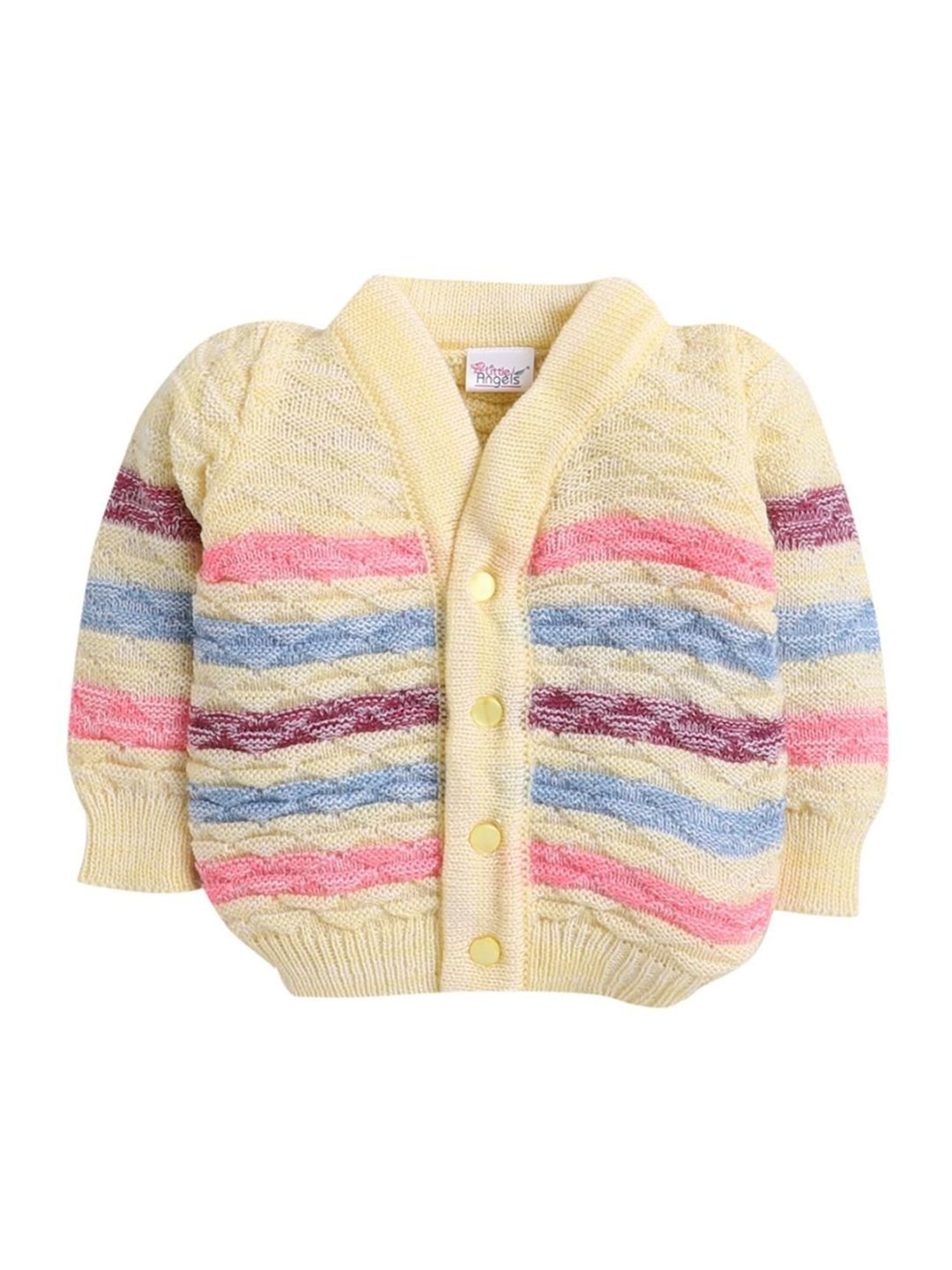 Pantaloons Baby Brown Cotton Printed Full Sleeves Sweater