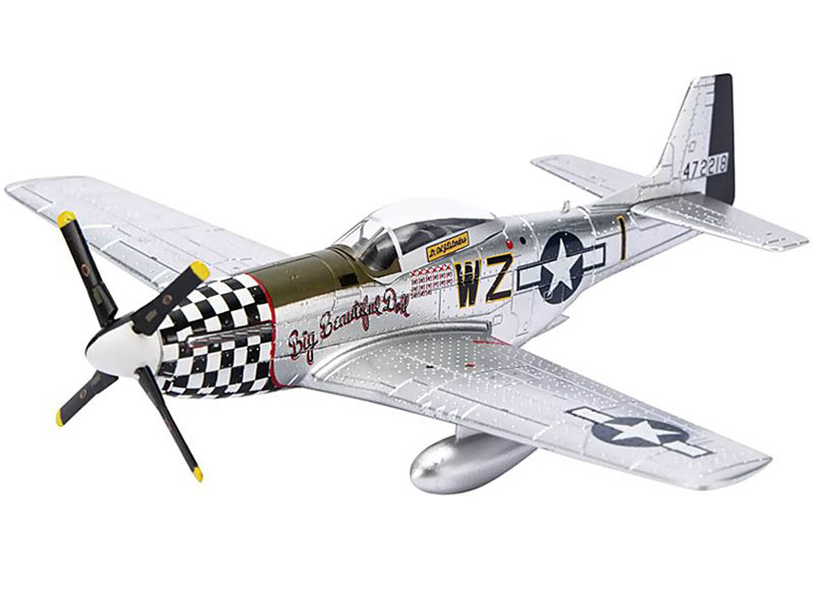 North American P-51D Mustang Fighter Aircraft "Lt. Col. McComas 118th Tactical Reconnaissance Squadron 23rd Fighter Group China" (1945) United States Army Air Force "Air Power Series" 1/48 Diecast Model by Hobby Master