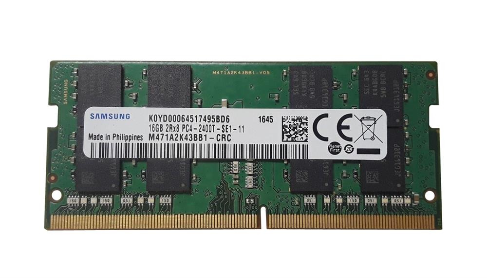 SAMSUNG 1GB 200-Pin DDR2 SO-DIMM Laptop Memory Model M470T2864FB3-CF7