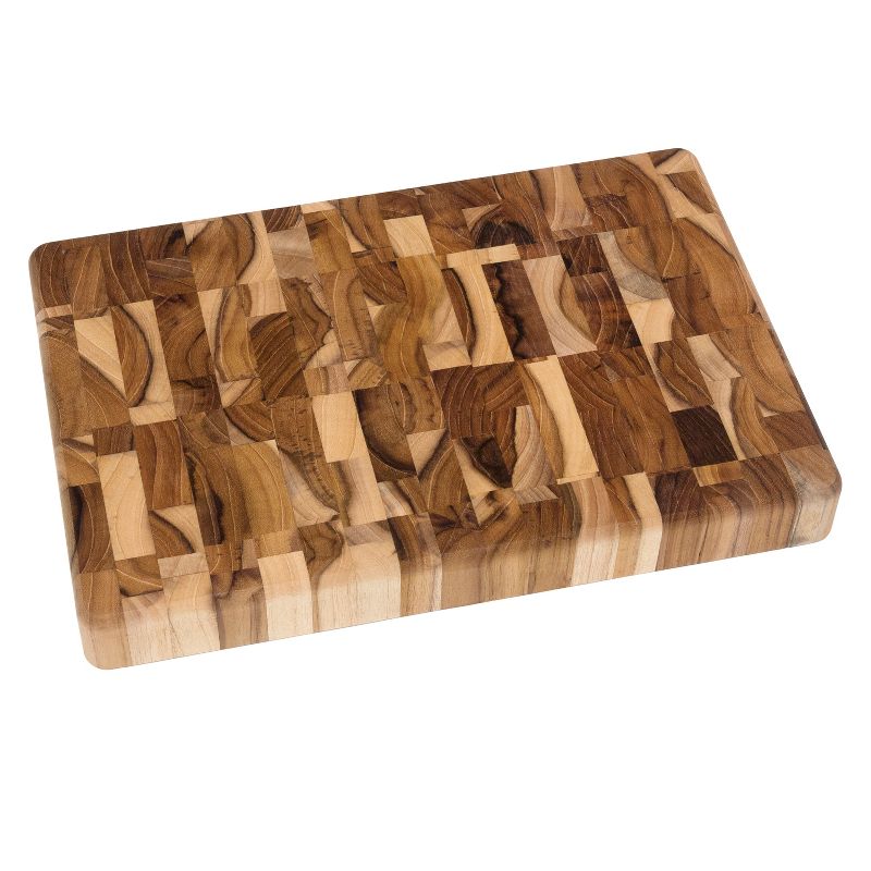 Lipper International 12"X8" Teak Cutting Board