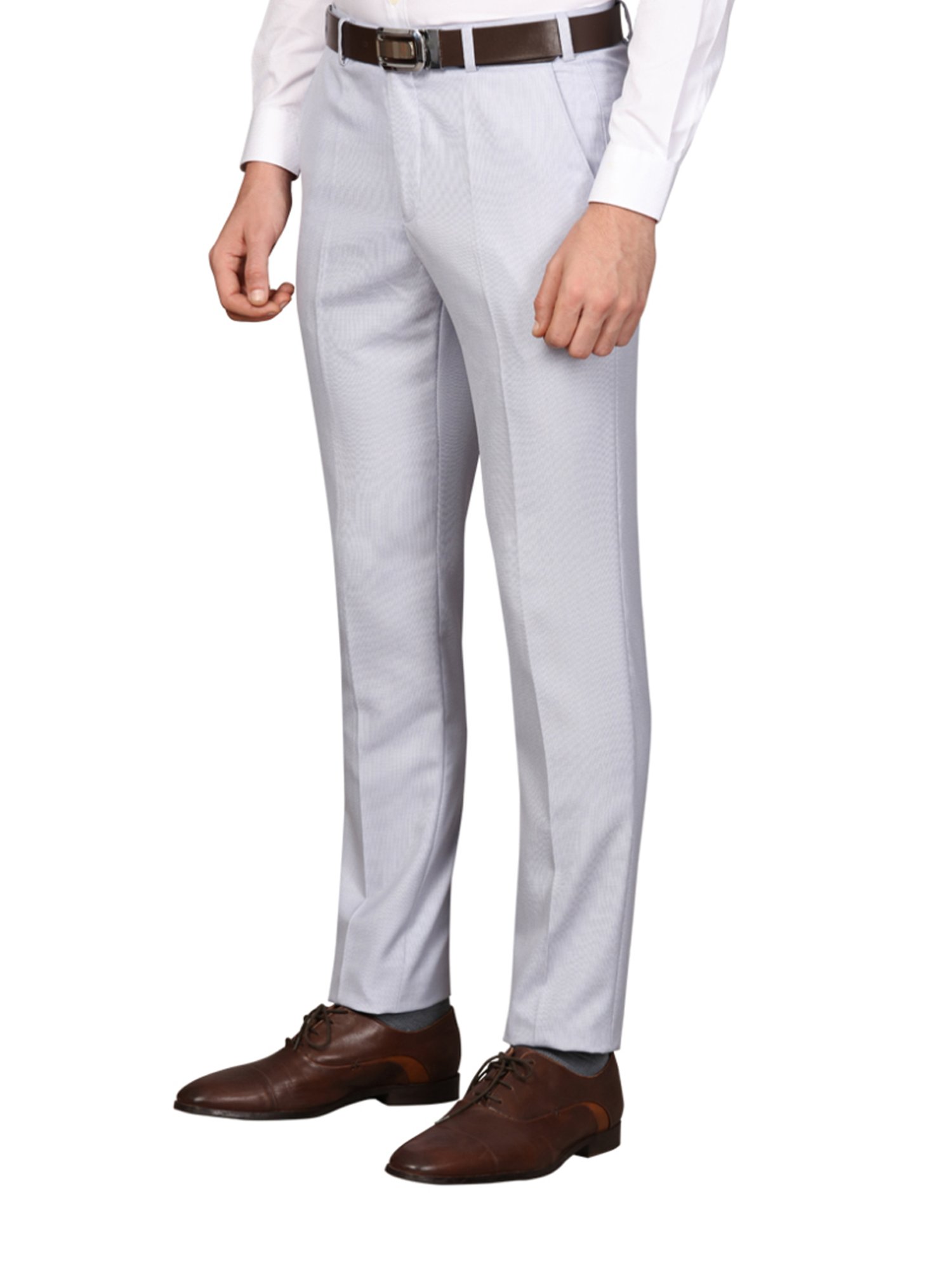 Next Look Grey Super Slim Fit Trousers