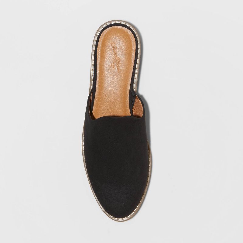 Women's Maura Microsuede Mules - Universal Thread™ Black 5
