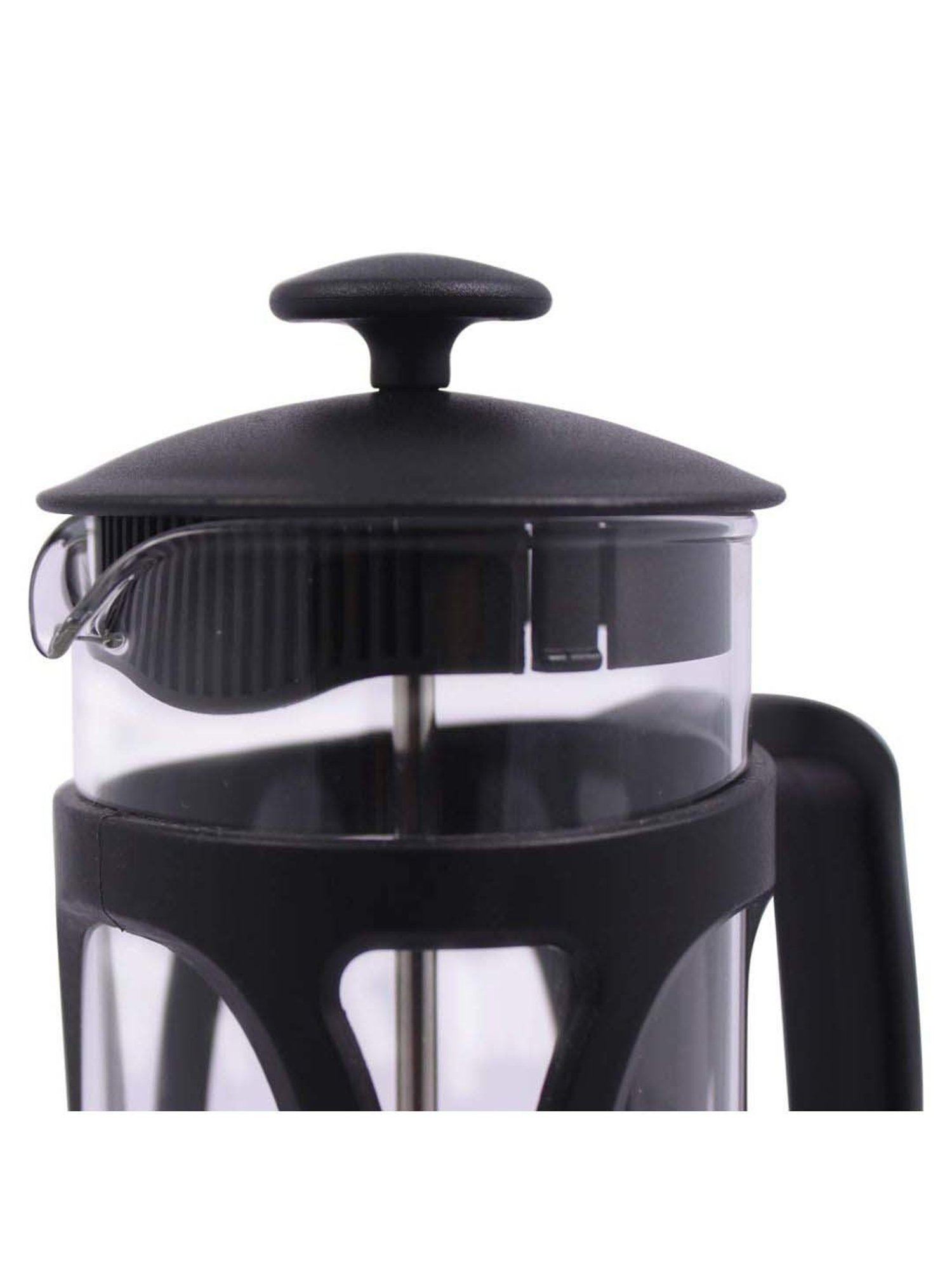 Wonderchef French Press Coffee & Tea Maker with Stainless Steel Plunger & Mesh (350 ml, Black)