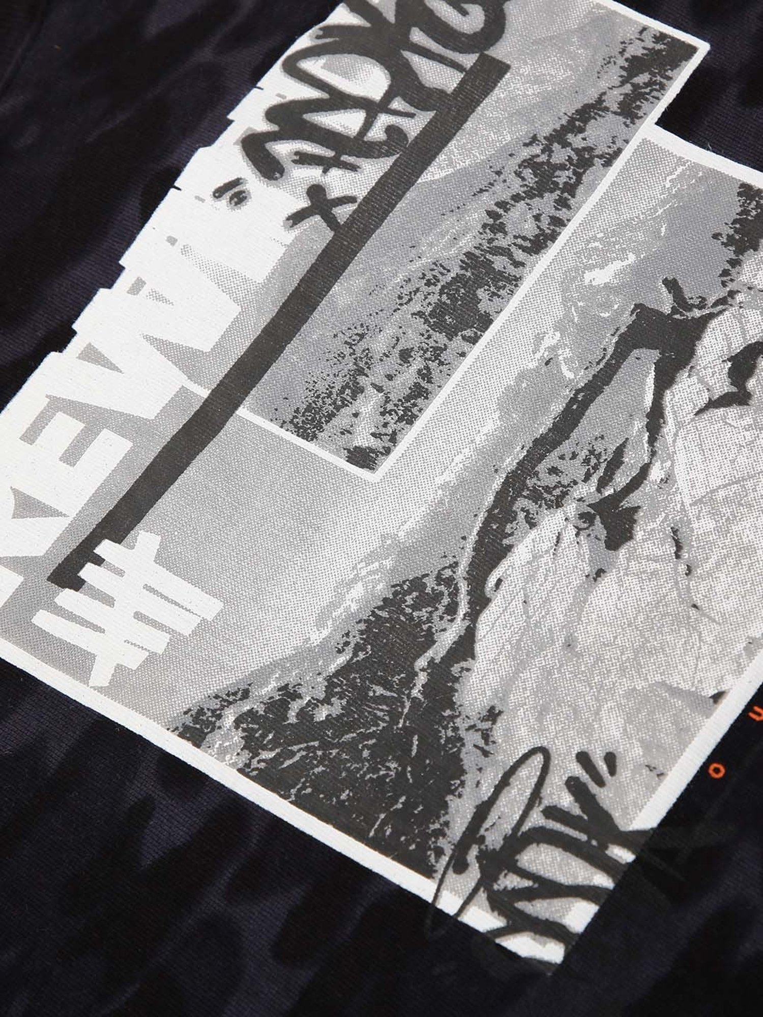 Angel & Rocket Kids Blue Cotton Printed T-Shirt