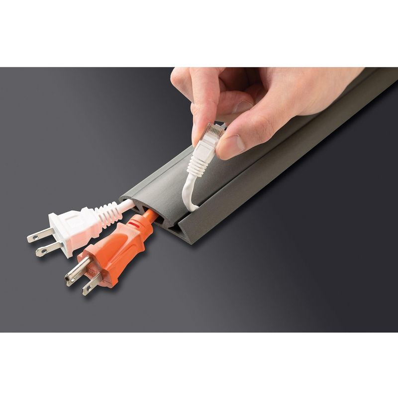 UT Wire Concealer & Cover 5'L Dark Gray (UTW-CP501-GY) 1749476