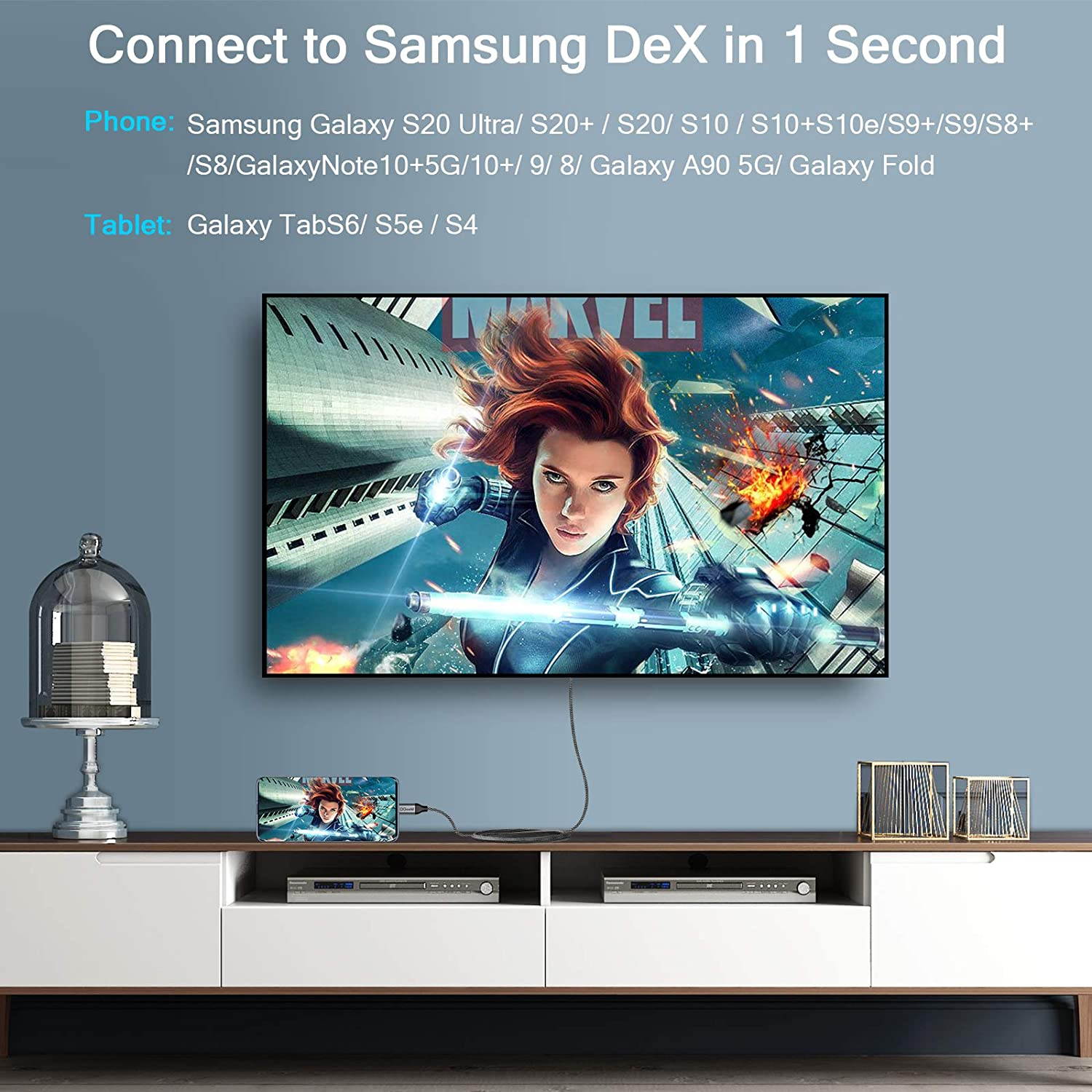 USB 3.0 to HDMI or DVI Video Graphics Card Adapter for Multiple Monitors w/ Audio Up to 2560x1440 for Windows & Mac Systems Using DisplayLink [Includes HDMI-to-DVI Converter Part] (USB3HDMI)