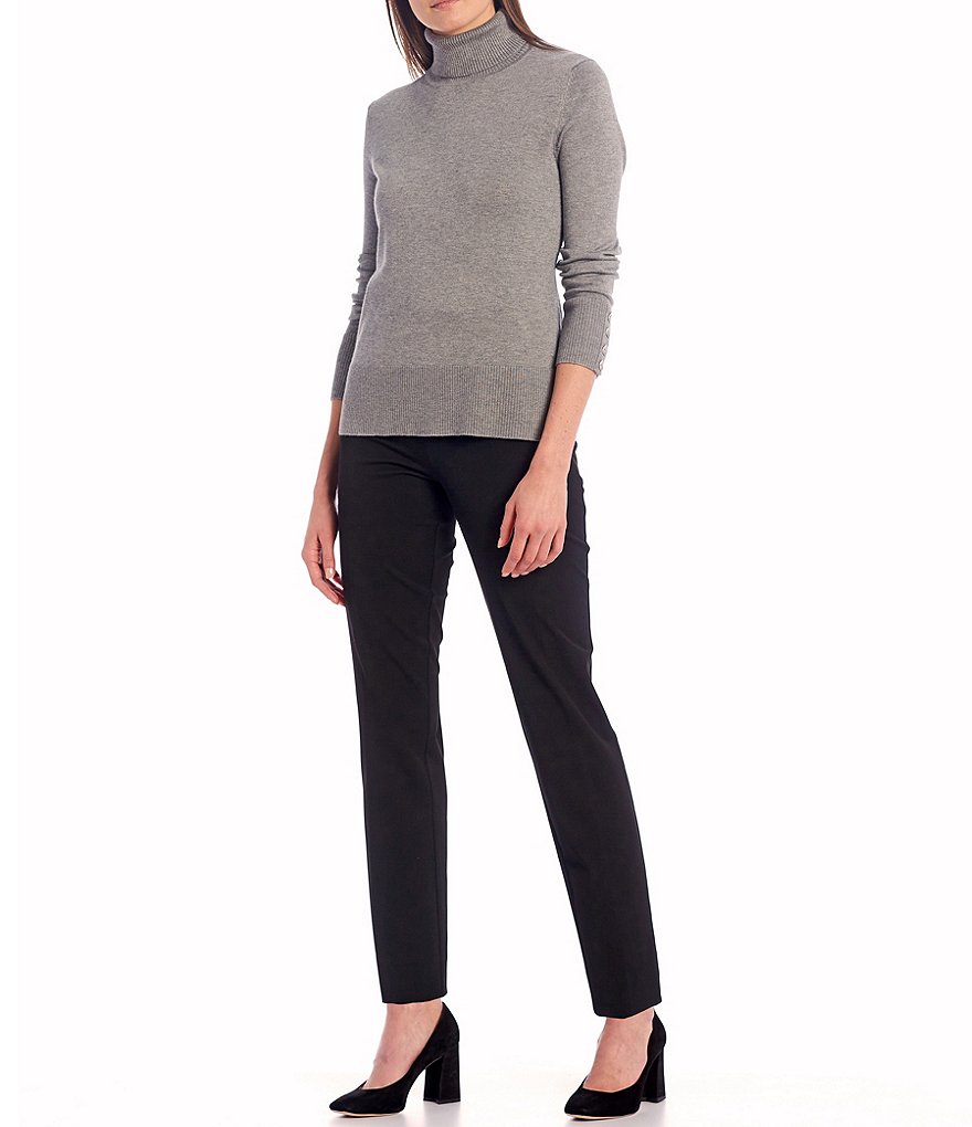 Investments Petite Size the 5th AVE fit Side Zip Slim Leg Pants