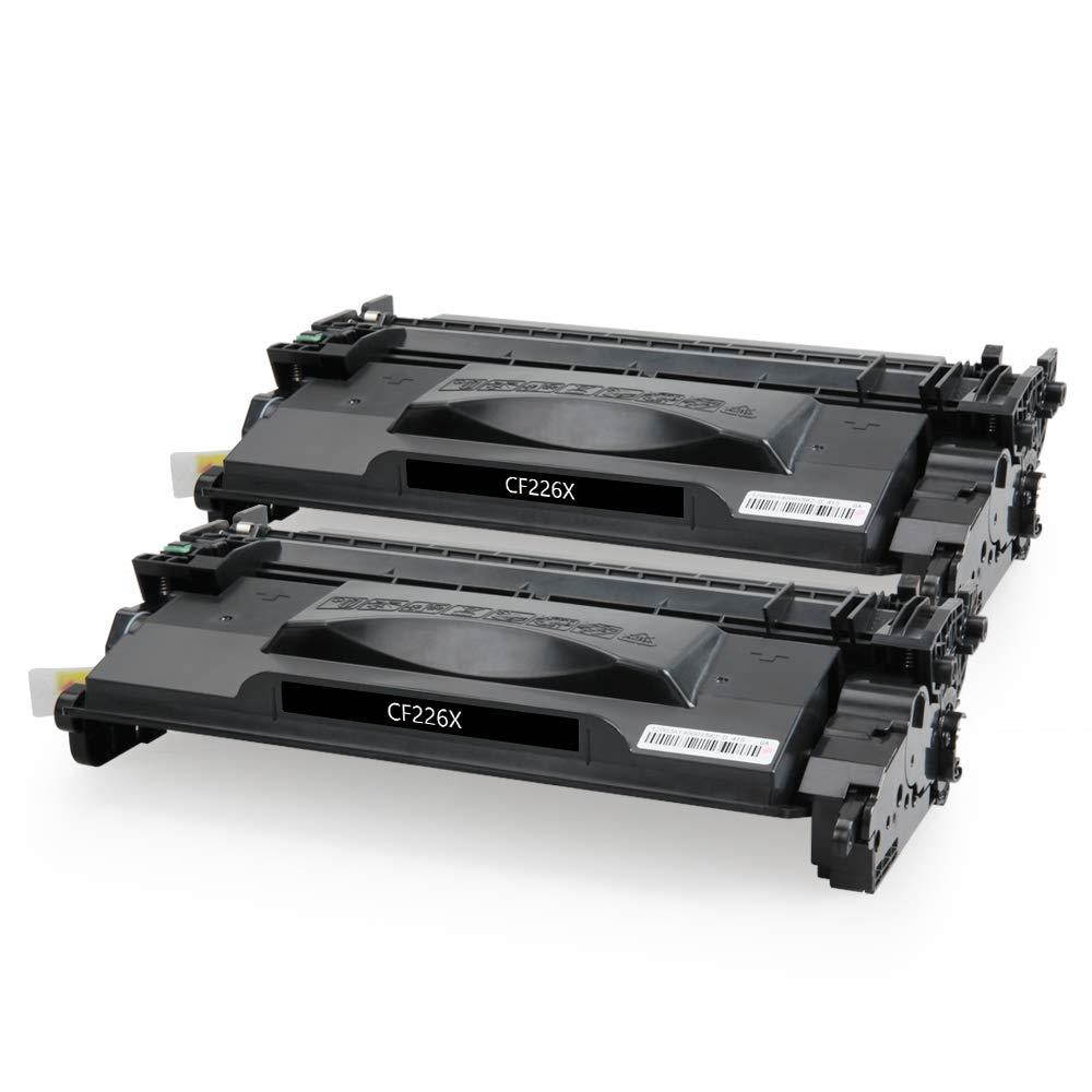 Jingle Jingle Compatible Toner Cartridge Replacement for HP 26X CF226X HP Laserjet Pro MFP M426fdw M426fdn M402n M402dn M402dw M402d M426 M402 426fdw Printer Ink (Black) 2-Pack