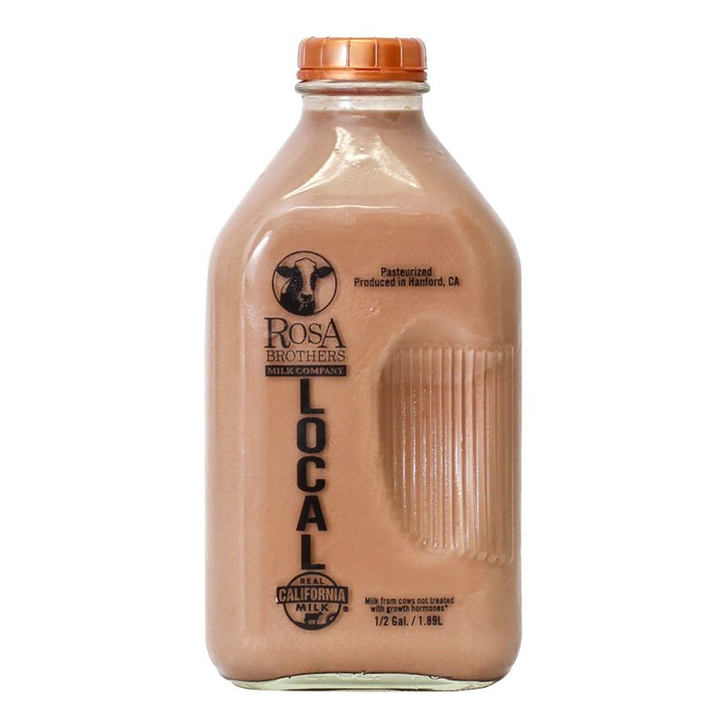 Rosa Brothers Milk Co. Whole Chocolate Milk - 0.5gal