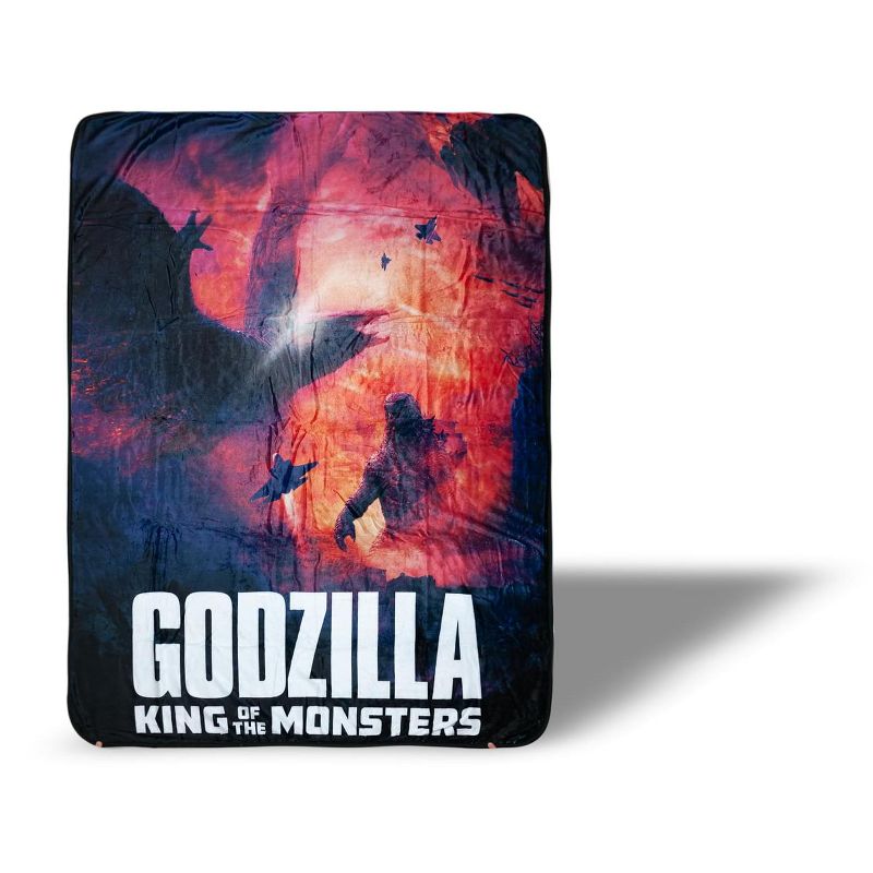 Surreal Entertainment Godzilla: King Of The Monsters Large Fleece Throw Blanket | 60 x 45 Inches
