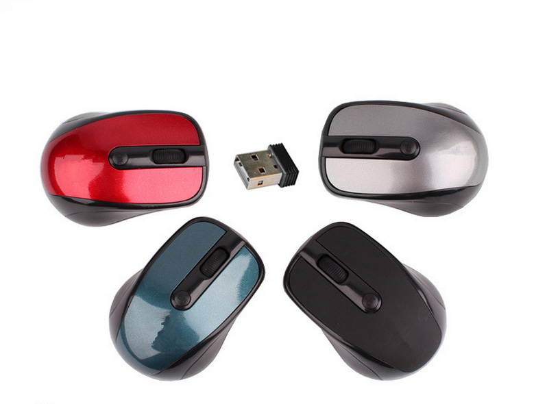Wireless Mouse 2.4GHz Optical Blue Light Wireless Mouse Nano USB Receiver Mice Cordless Game Mouse 12 Months Battery life 1200DPI for Desktop/Laptop