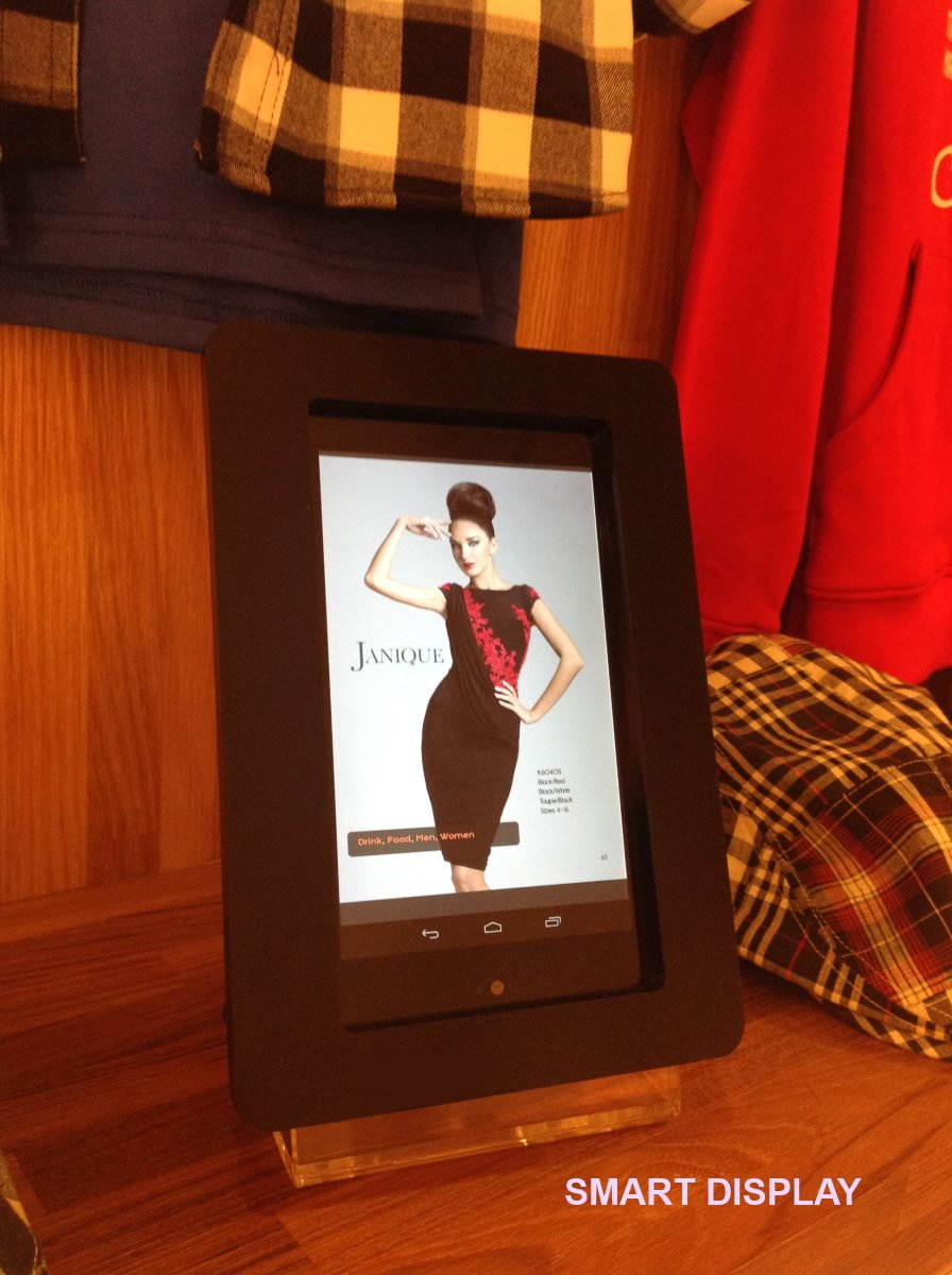 Samsung Galaxy Tab 3 7.0 & Tab 4 7.0 VESA Mount Acrylic Security Enclosure for POS, Kiosk, Store Display