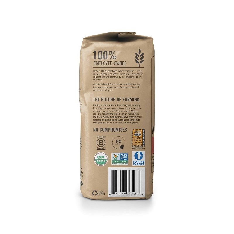 King Arthur Flour 100% Organic Whole Wheat Flour - 32oz