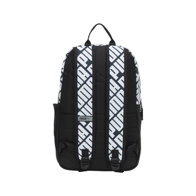 Puma 18.5" Text Book Backpack - Black/White