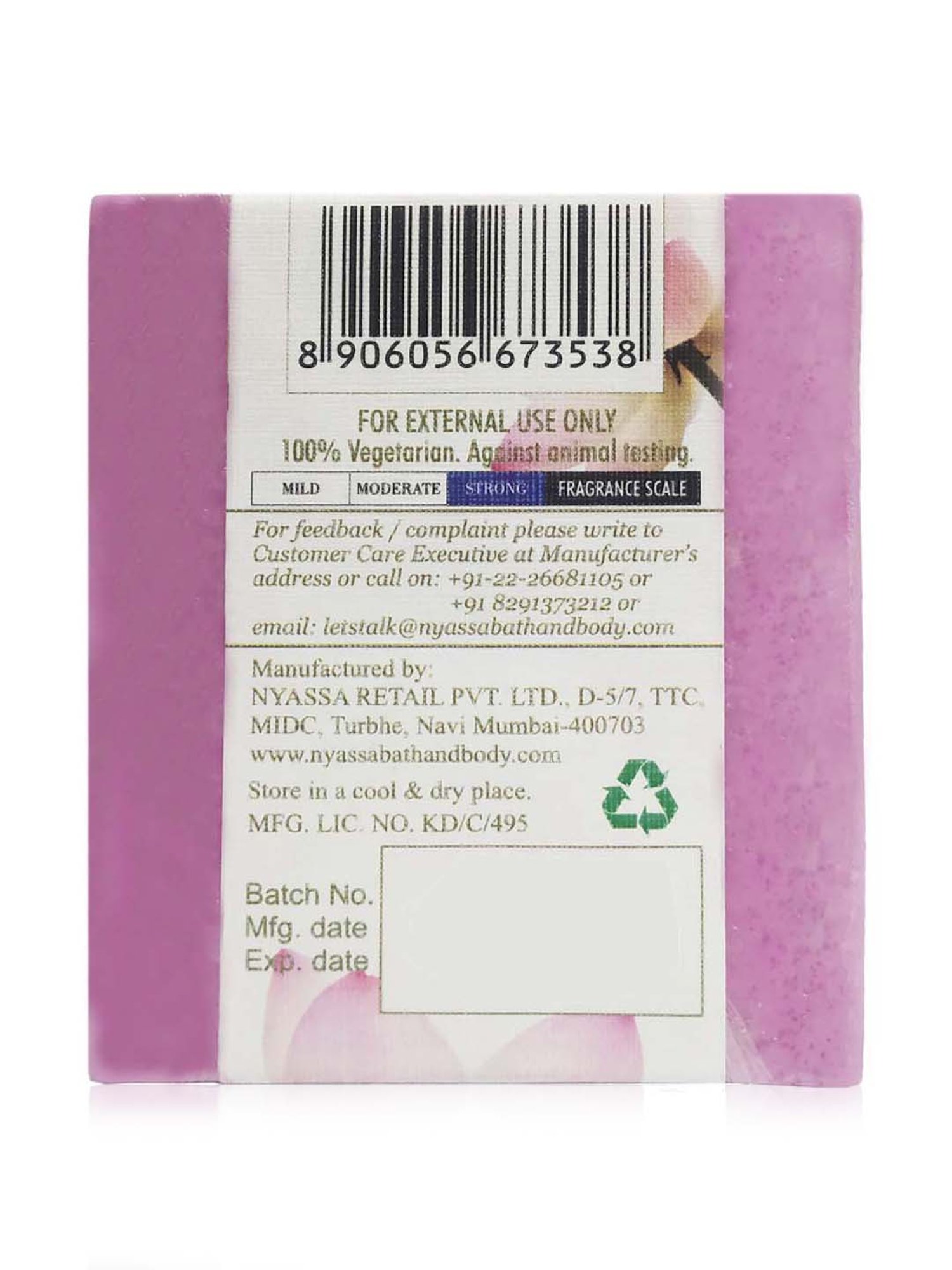 Nyassa Divine Lotus Handmade Soap - 150 Gms