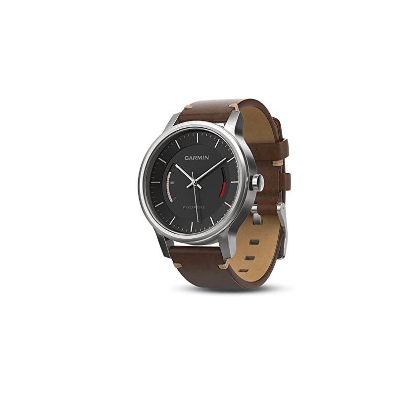 vivomove Premium - Stainless Steel with Leather Band