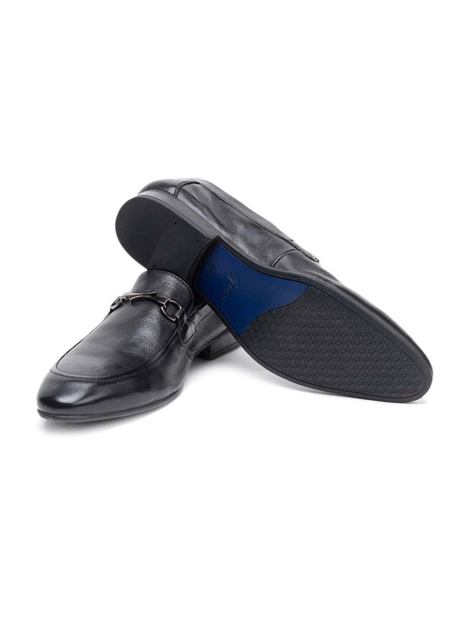 Gabicci Men's Moss Black Loafers