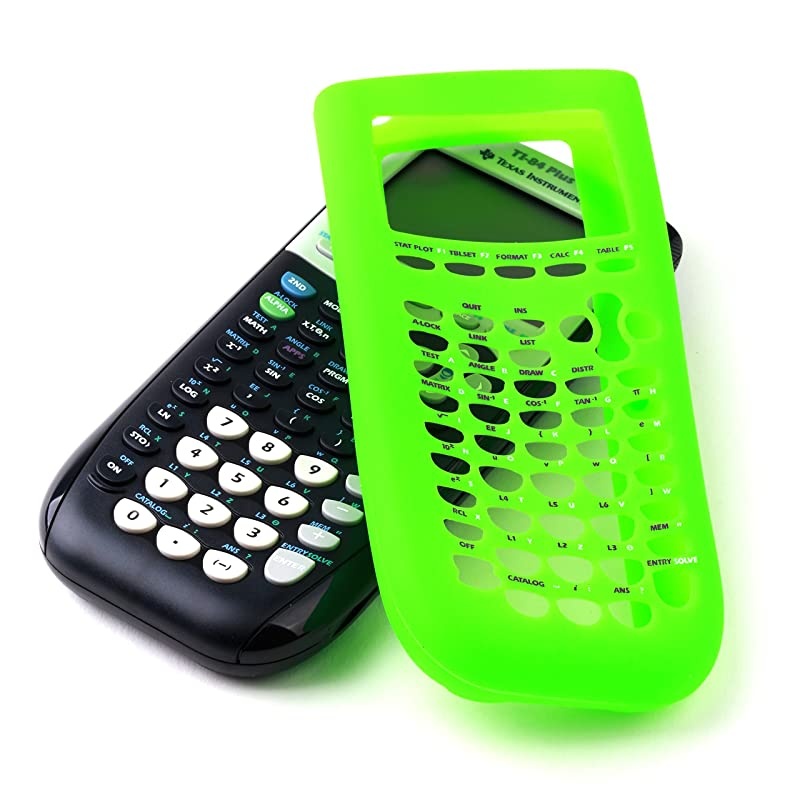 Silicone Case for Texas Instruments TI84 Plus Graphing Calculator Green