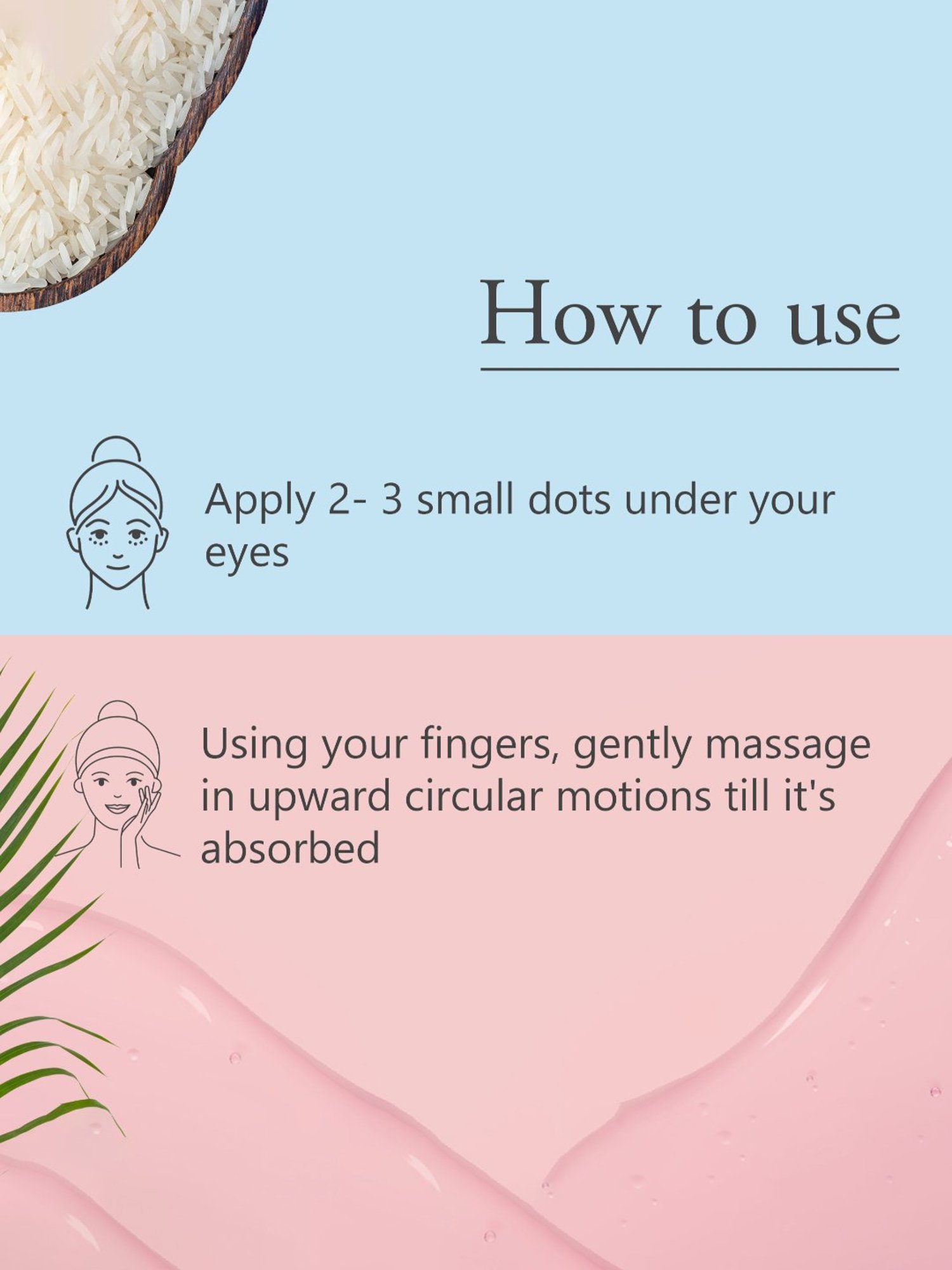 Glamveda Glass Skin Rice & Ceramide Under Eye Cream - 15 ml