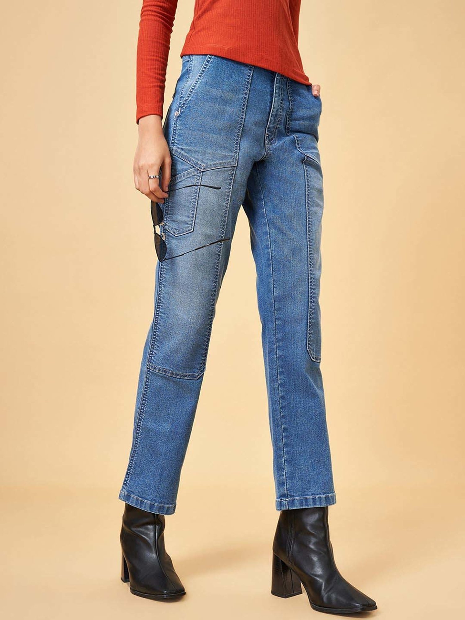 SF Jeans by Pantaloons Blue High Rise Jeans