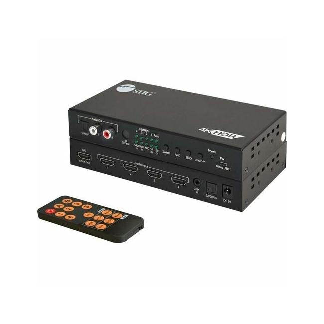 Siig 4X1 Hdmi Seamless Quad-Split Multi-Viewer Switcher