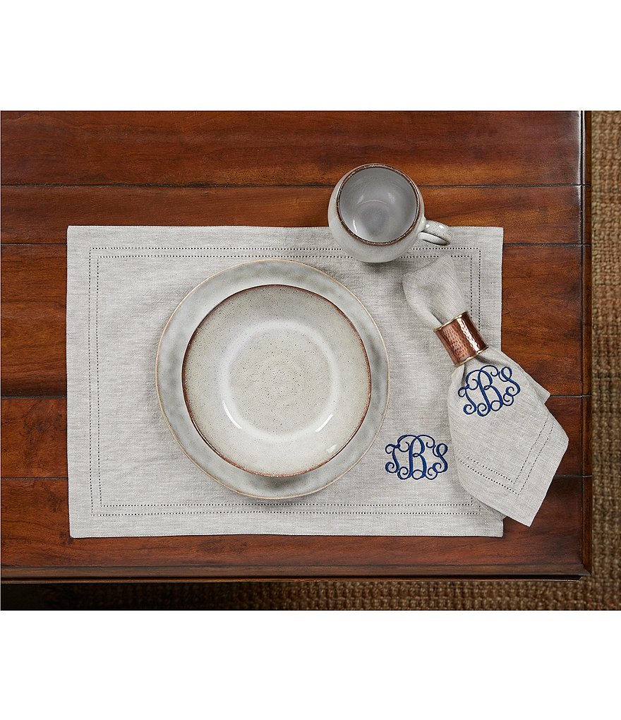 Southern Living Double-Hem-Stitched Linen Placemat
