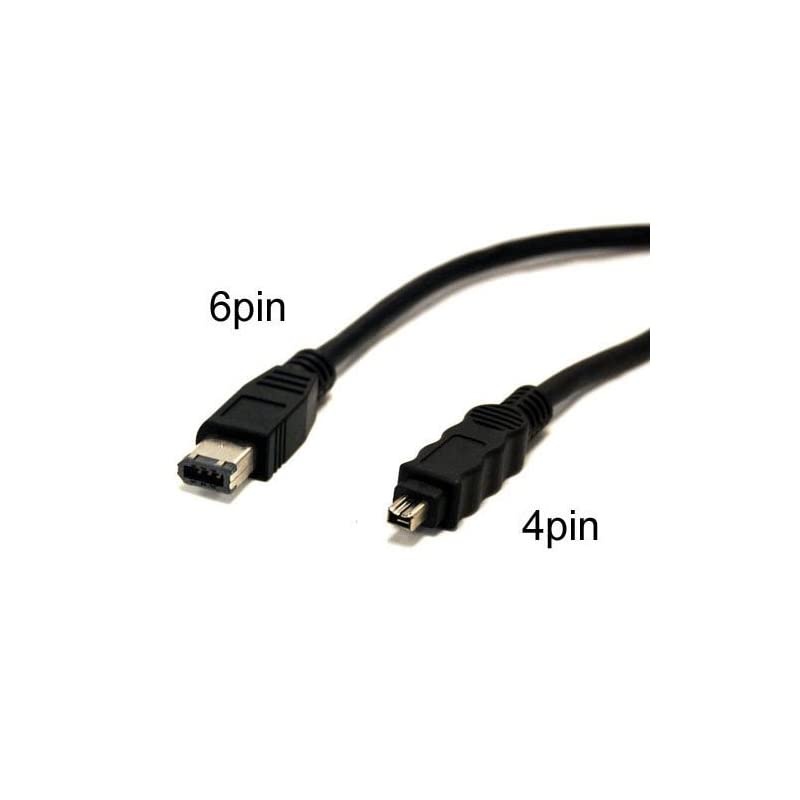 FireWire 400IEEE1394a Cables 6pin to 4pin 15 Feet