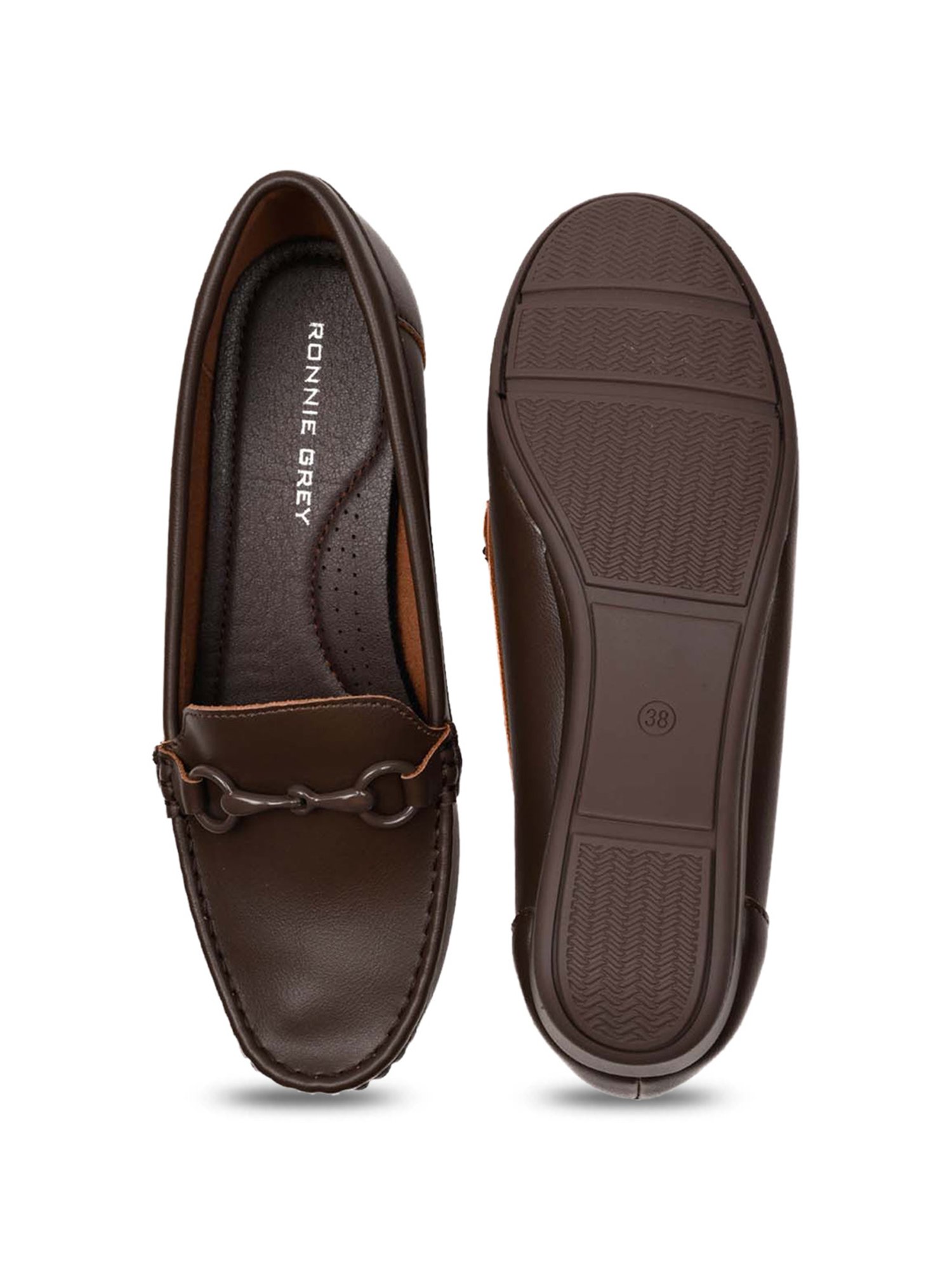 Ronnie Grey Women's Coffee Casual Loafers