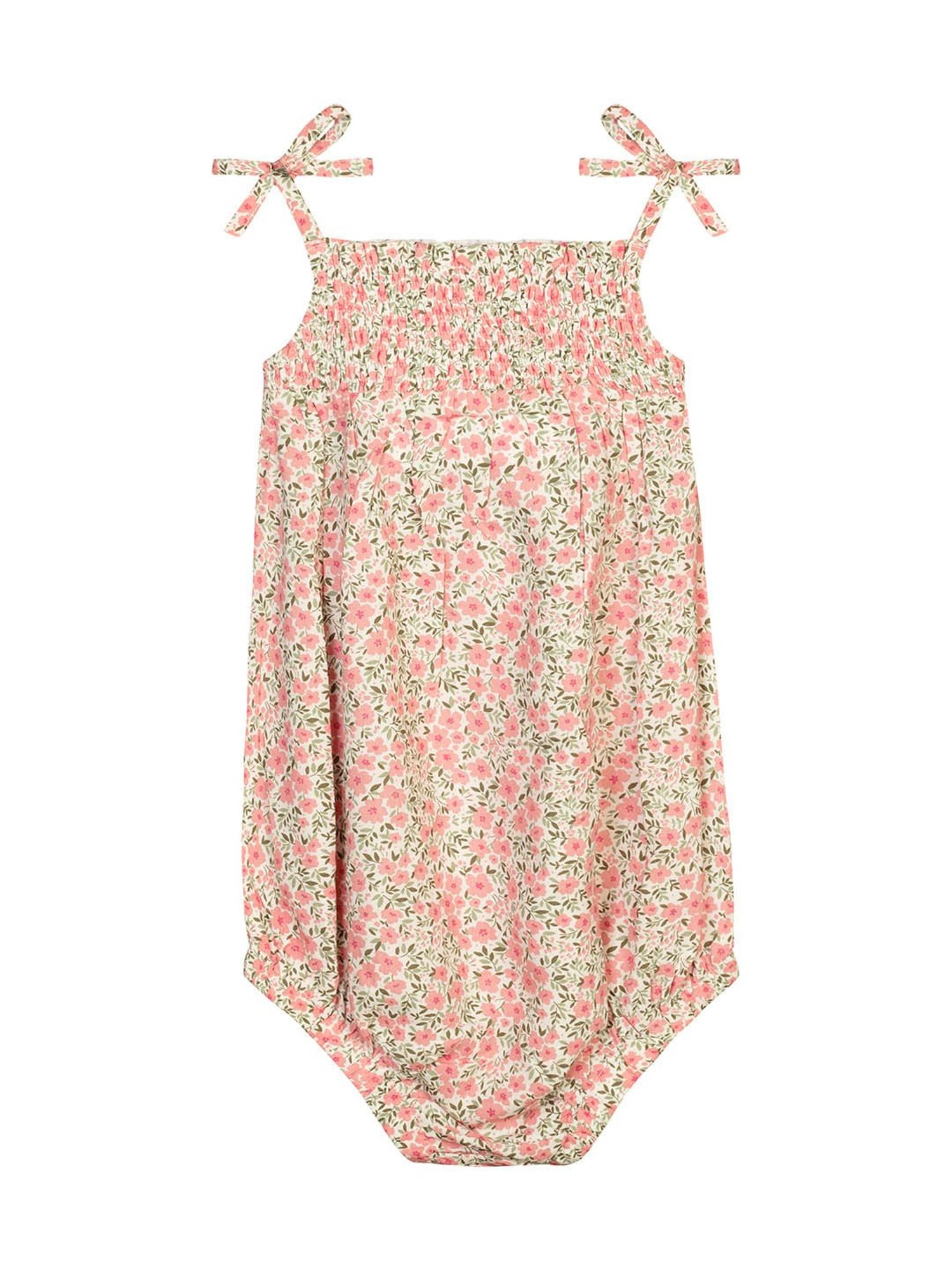 Budding Bees Kids Blue Ombre Jumpsuit with Attached Bow