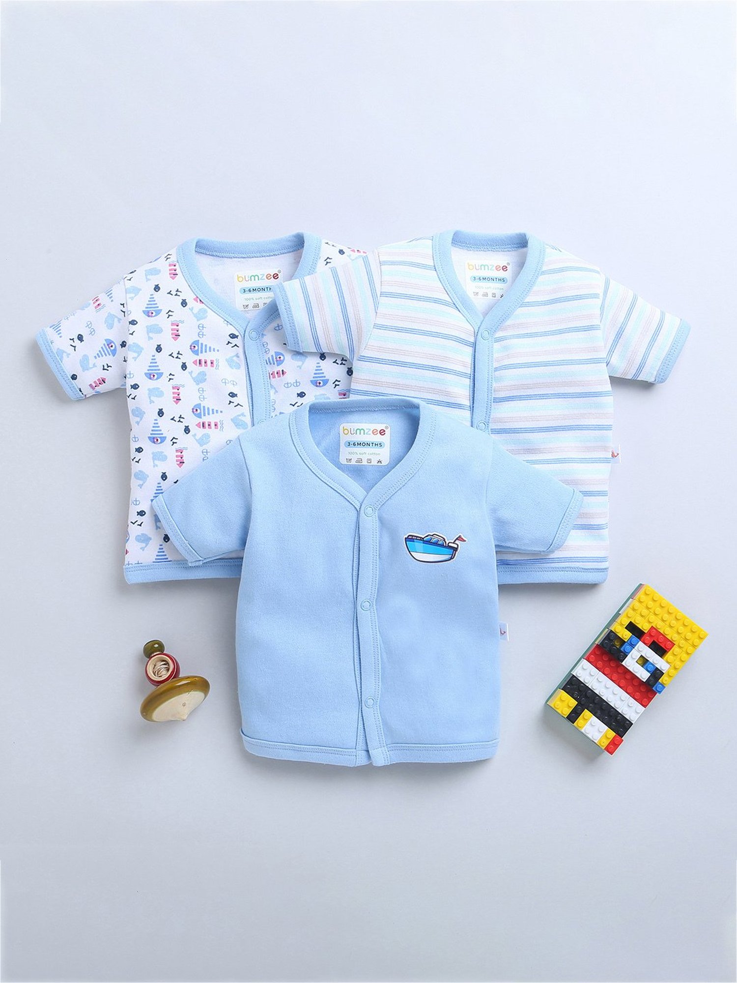 Ed-a-Mamma Baby Green Printed T-Shirt