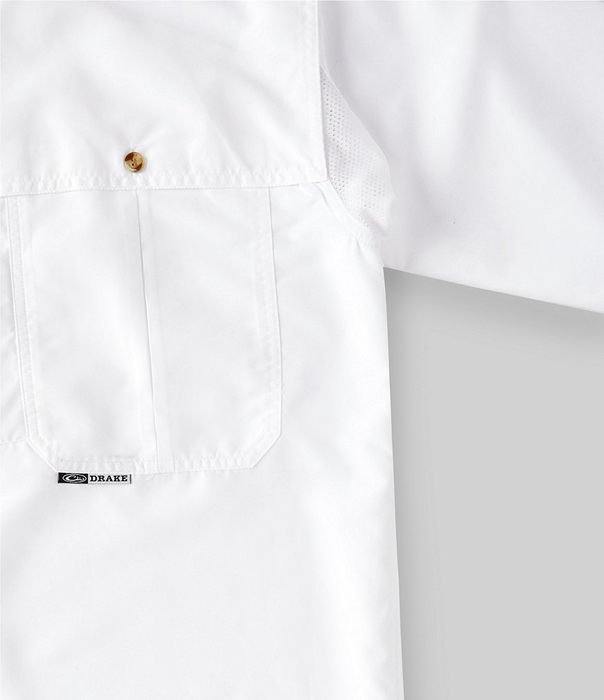 Drake Solid Wingshooter Long-Sleeve Woven Shirt