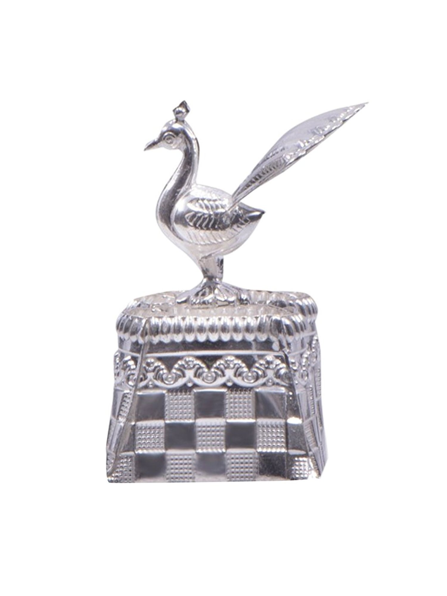 Joyalukkas 92.5 Sterling Silver Haldi Kumkum Holder - 53.17 gm
