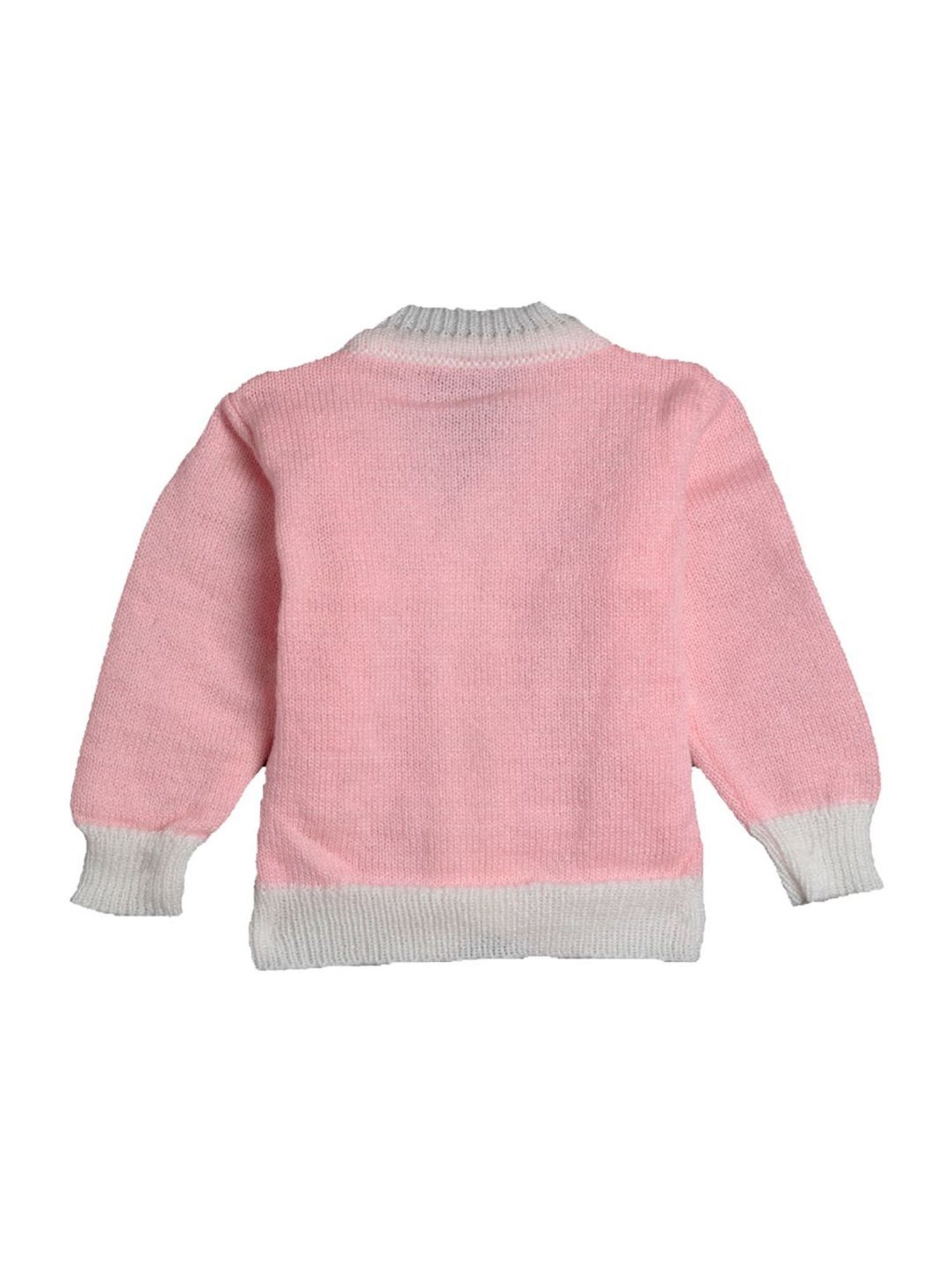 Pantaloons Baby Brown Cotton Printed Full Sleeves Sweater