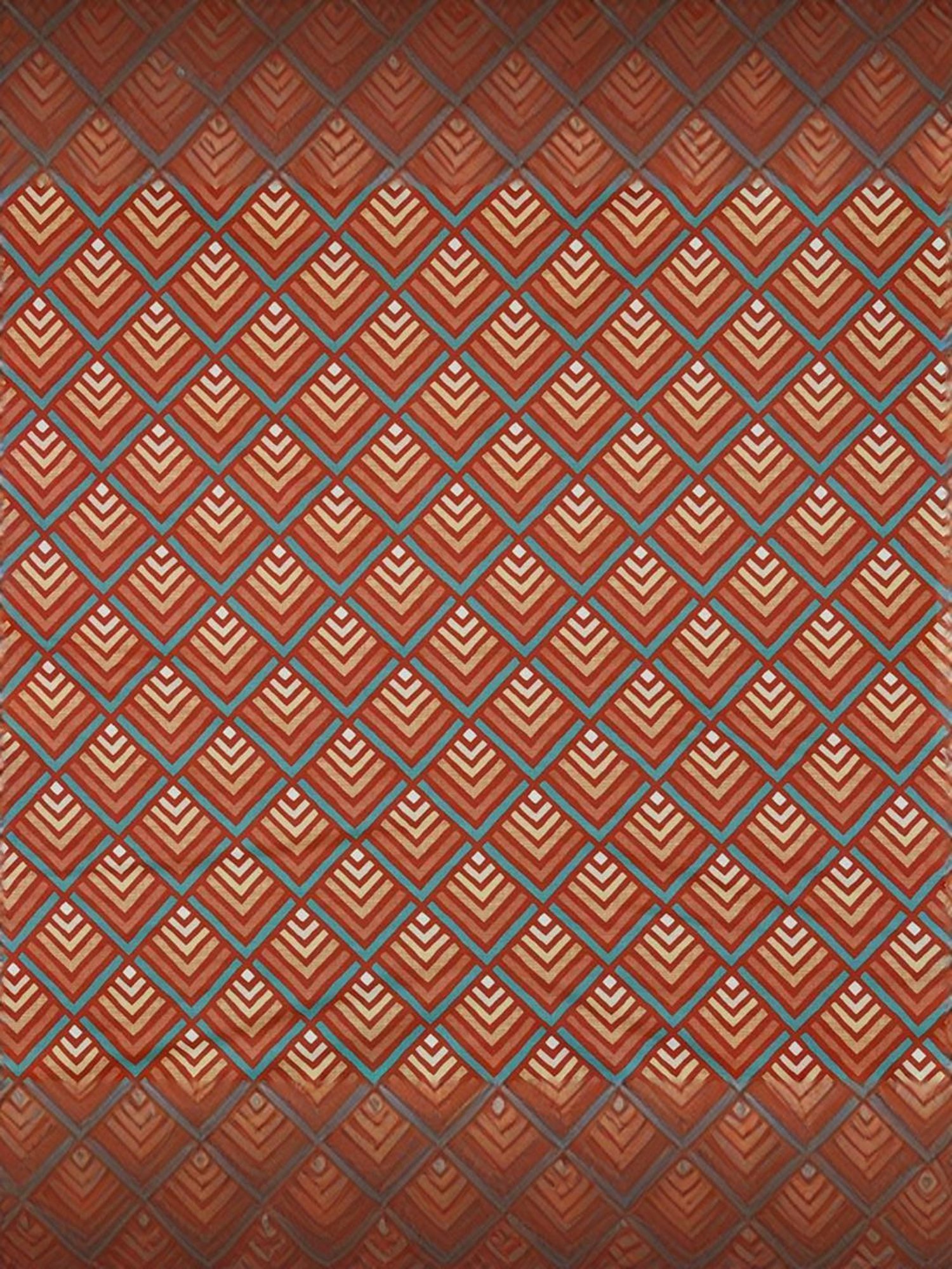 @Home Arias Red 165 TC Cotton King Bedsheet with 2 Pillow Covers