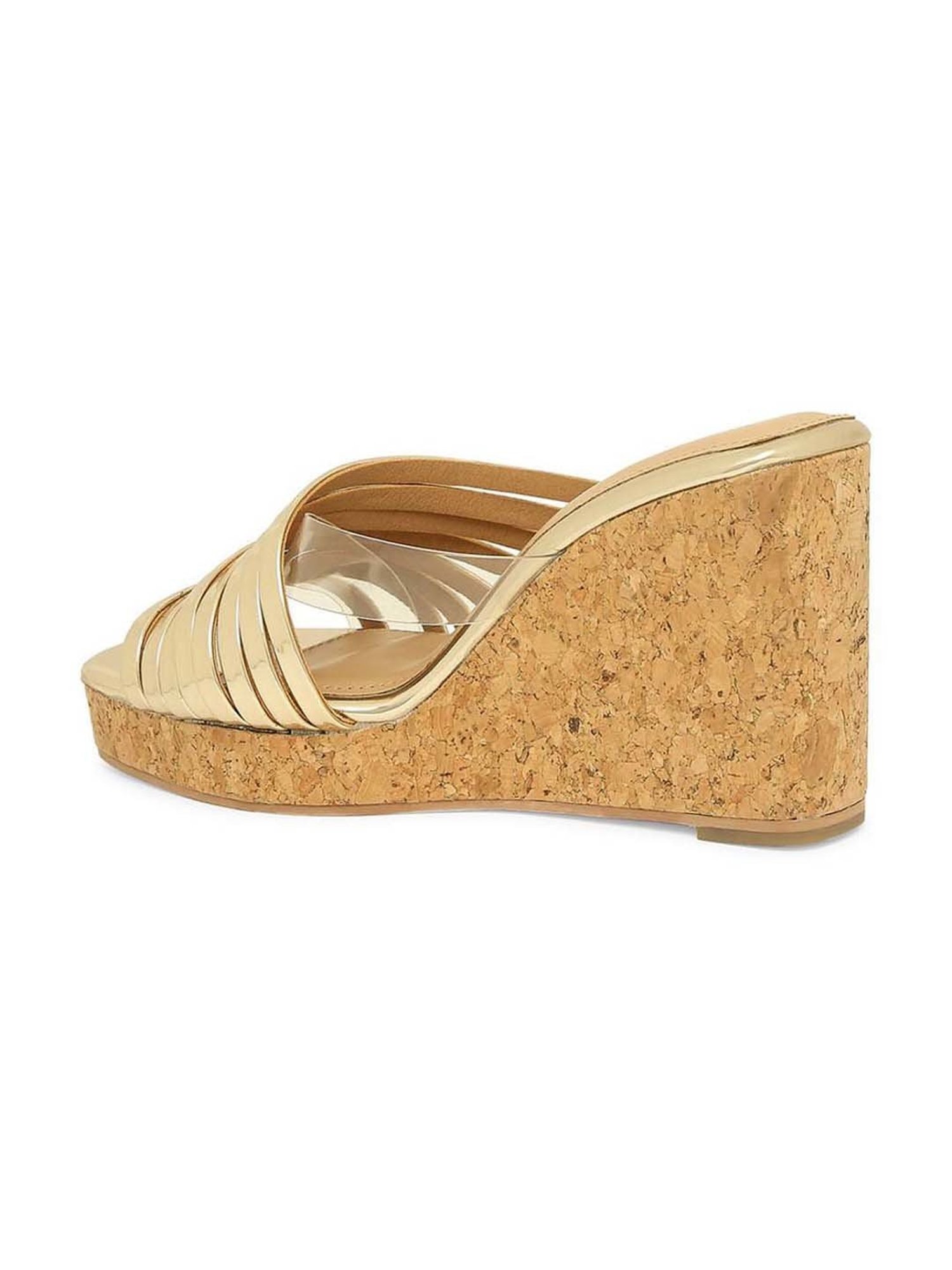 Tao Paris Women's Ayfer Light Gold Casual Wedges