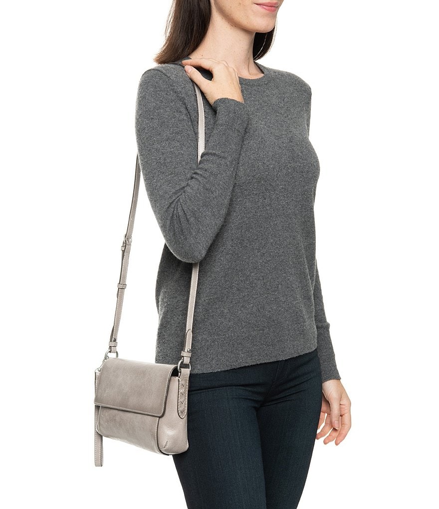 Frye Reed Flap Leather Snap Crossbody Bag