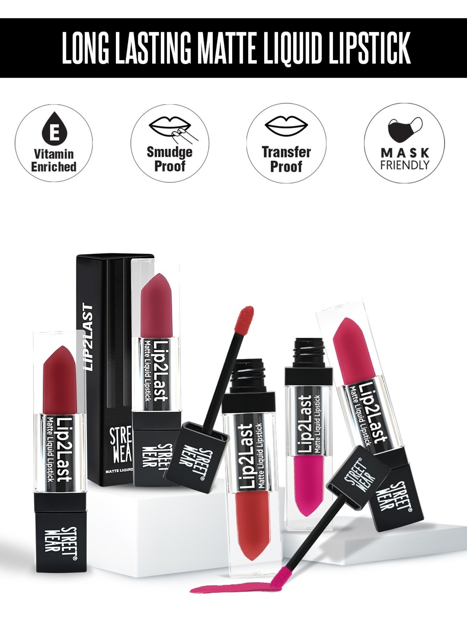 Street Wear Lip2Last Matte Vacay Red - 5 ml
