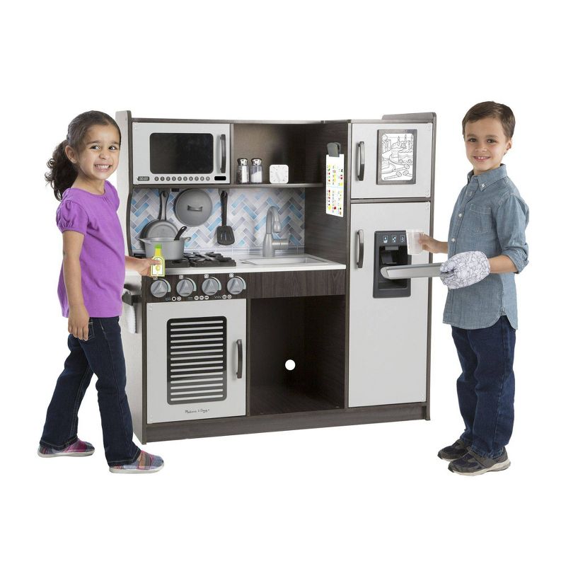 Melissa & Doug Chef's Kitchen Pretend Play Set - Charcoal