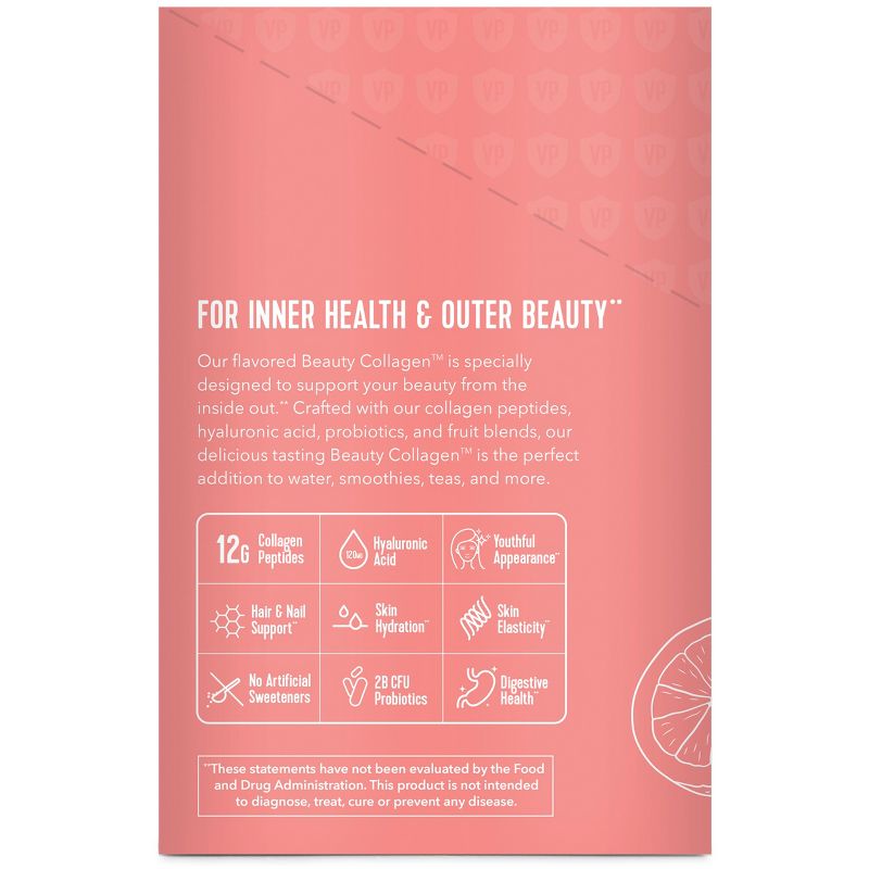 Vital Proteins Beauty Collagen Strawberry Lemon Dietary Supplement - 0.56oz