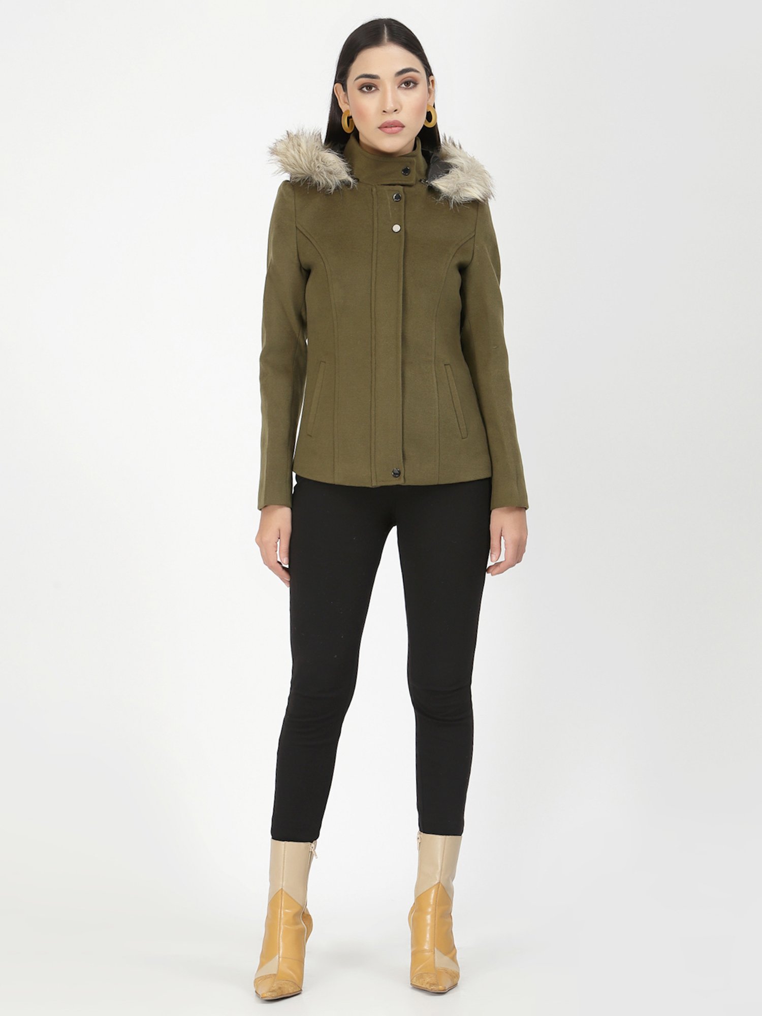 Juelle Olive Parka Jacket