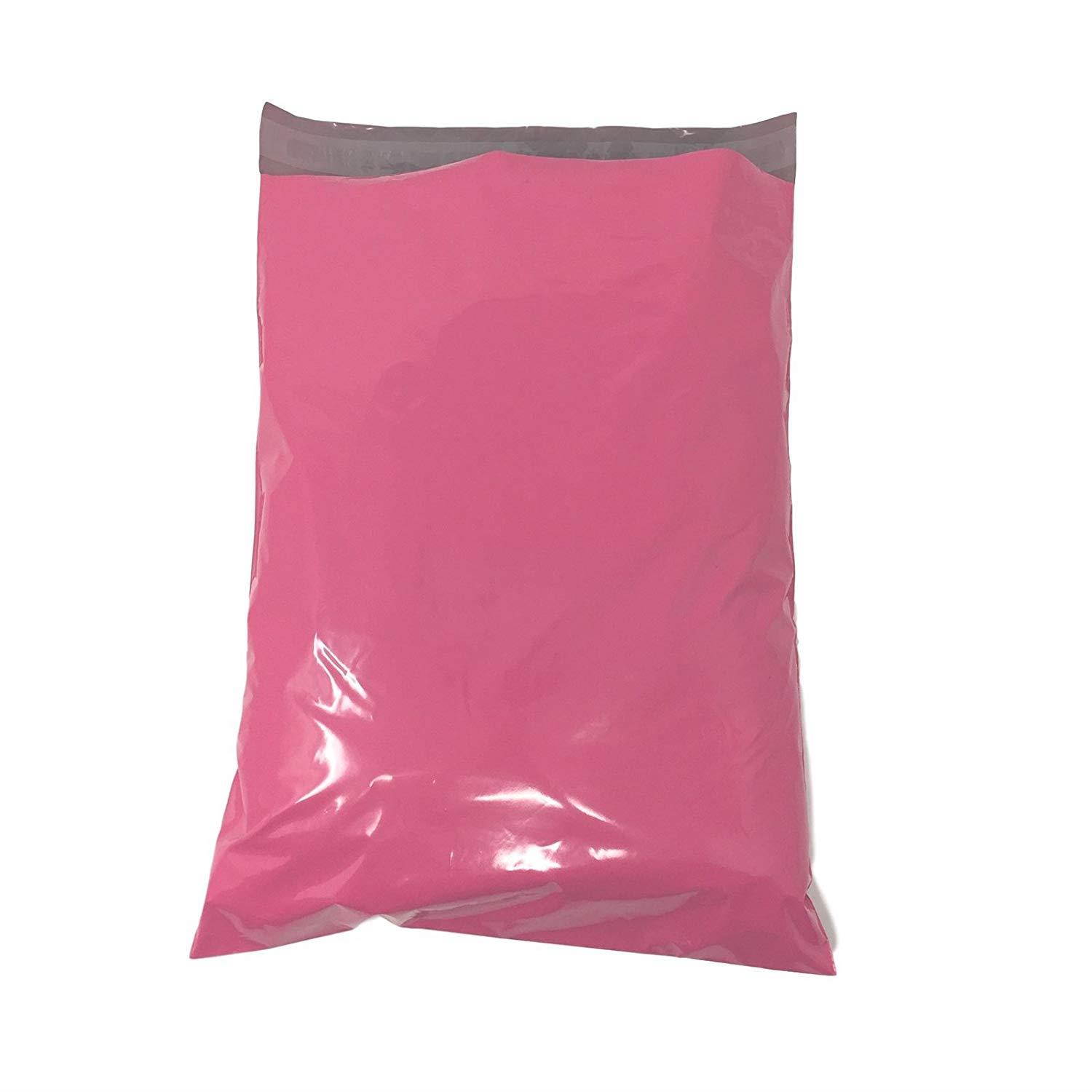 Shop4Mailers 9 x 12 Pink Poly Bag Mailer Envelopes 2 Mil (100 Pack)