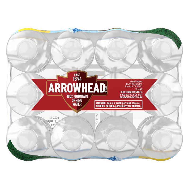 Arrowhead Brand 100% Mountain Spring Water - 12pk/12 fl oz Bottles