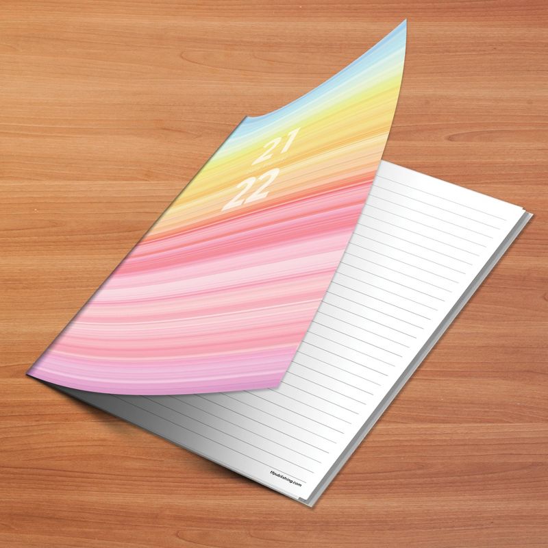 2021-22 Academic Planner 6.5" x 8" Gradient Monthly - The Time Factory