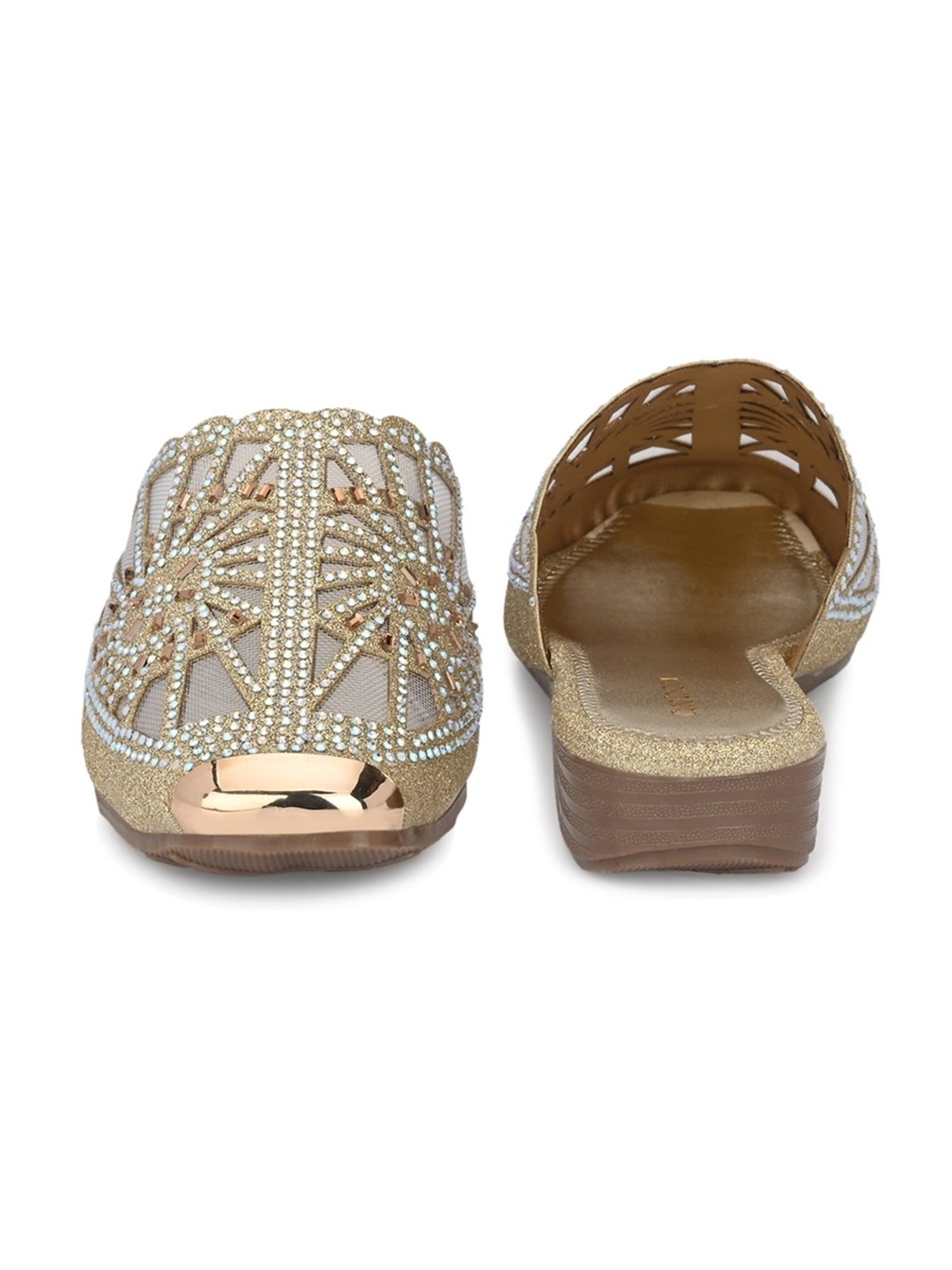 Clog London Women's Golden Mule Shoes