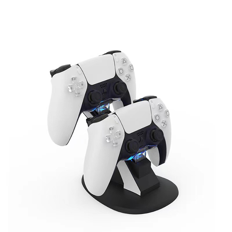 PS5 Charging Station, Playstation 5 PS5 Controller Charger Station with 2 Pack Fast Charging Cords Replacement for Sony DualSense Controller, OIVO PS5 Remote Control Charger, Charging Docking Station